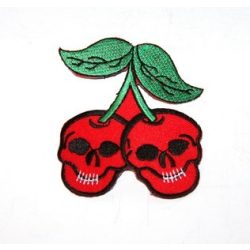 Rockabilly cseresznye felvarró