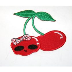 Rockabilly cseresznye felvarró