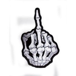 Fuck You csontvázkéz felvarró