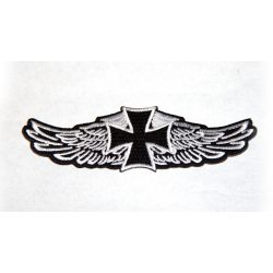 Szárnyas Choppers kereszt felvarró