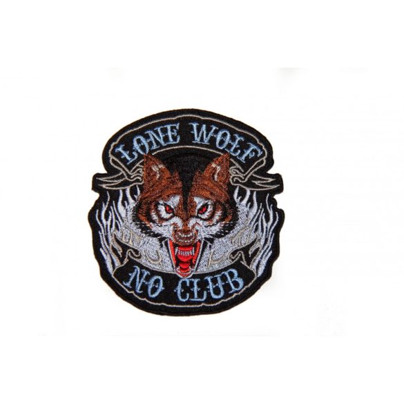 Lone Wolf no club felvarró