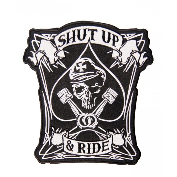 Shut up Ride felvarró /2-méretben/