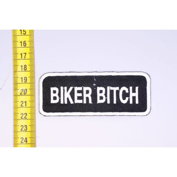 Biker bitch felvarró