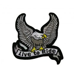 Live to Ride felvarró