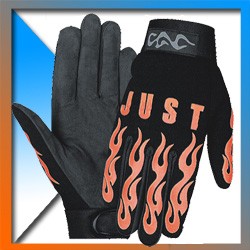 Leather-textil mechanic gloves