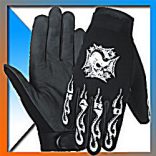 Skull gloves