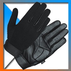 Leather-textil mechanic gloves