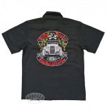 Billy Eight rövid ujjú hímzett ing (Rockabilly)