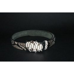 Kígyóbőr öv és övcsat