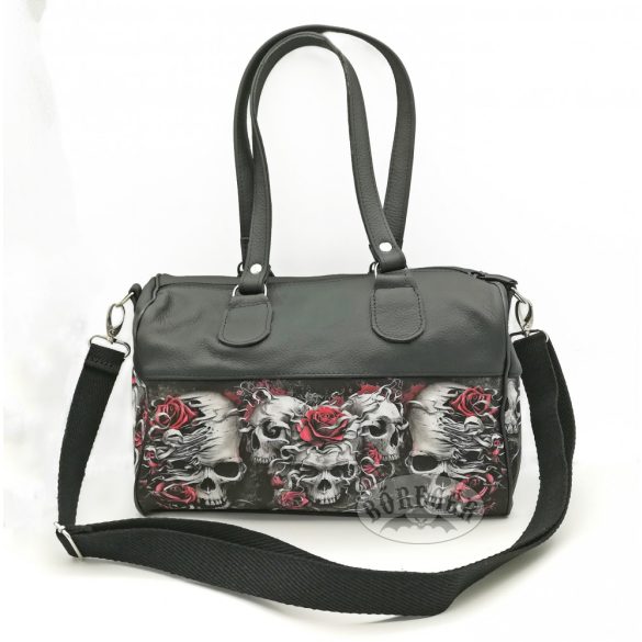 Ötkoponyás rózsás női táska