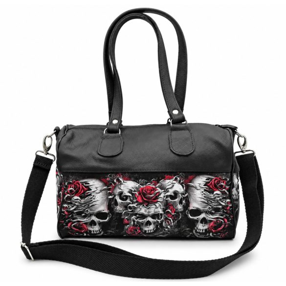 Skull & Roses női táska levehető vállpánttal