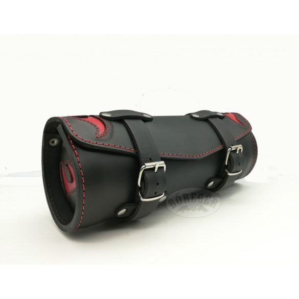 Lángnyelves bőr villatáska