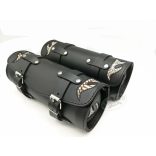 Bőr villatáska/ kígyóbőr betéttel/