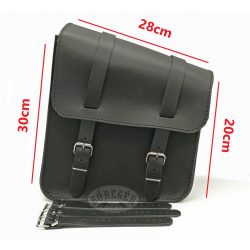 Bőr oldaltáska /db