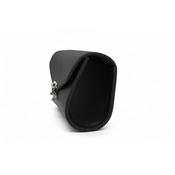 Bőregér Classic Lock henger villatáska oldalnézetben prémium marhabőrből