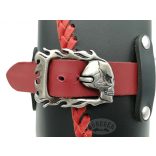 Fonott bőr villatáska