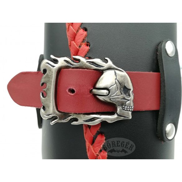 Fonott bőr villatáska