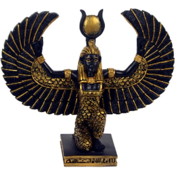Térdelő Isis szobor