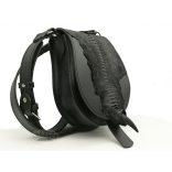 Ostrich shoulder bag