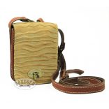 Női bőr válltáska /Trimmelt/