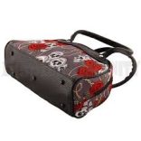 Koponyás rózsás kézi táska