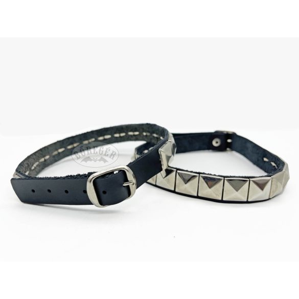 Piramisszegecses nyakpánt