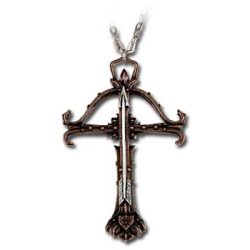 Archer cross pendant