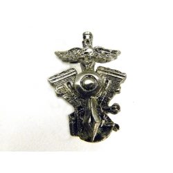 V-blokk motoros jelvény