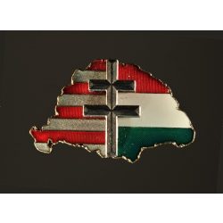 Nagy-Magyarország kettős kereszttel jelvény