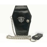 Koporsó alakú bőr pénztárca