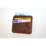 Bőr pénztárca- és igazolványtartó