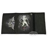 Mintás szövet pénztárca lánccal