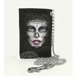 Mintás szövet pénztárca (Cukorkoponyás)