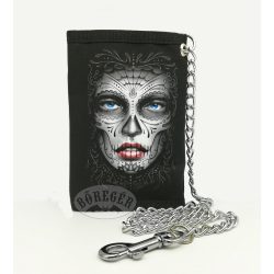Mintás szövet pénztárca (Cukorkoponyás)