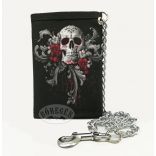 Mintás szövet pénztárca(Koponyás)