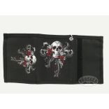 Mintás szövet pénztárca(Koponyás)