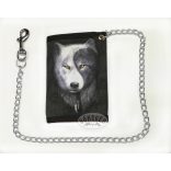 Mintás szövet pénztárca/Wolf chi/