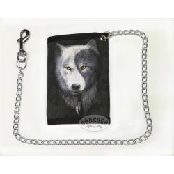 Mintás szövet pénztárca/Wolf chi/