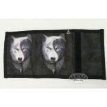 Mintás szövet pénztárca/Wolf chi/