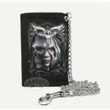 Mintás szövet pénztárca/Angyal és démon/