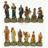 Sakkfigura készlet /Cowboyok vs Indiánok/