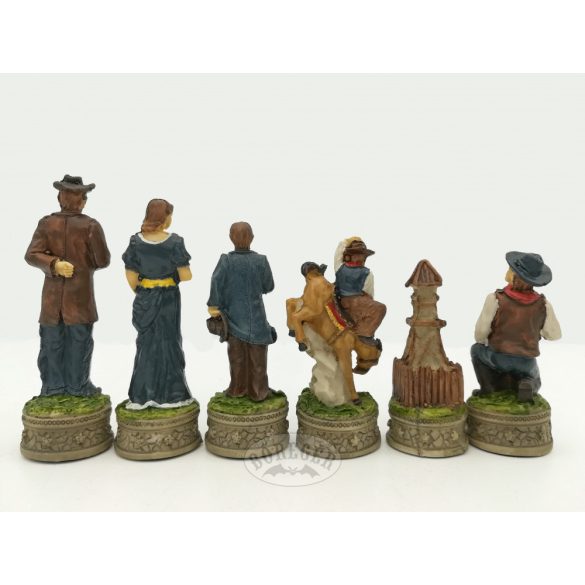 Sakkfigura készlet /Cowboyok vs Indiánok/