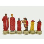  Sakkfigura készlet /Róma vs Egyiptom/