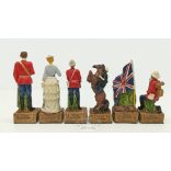 Sakkfigura készlet /Britek vs Zuluk/