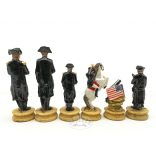 Sakkfigura készlet  /Amerikai függetlenségi háború /