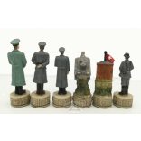 Sakkfigura készlet /Hitler vs Roosewelt/ 