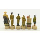 Sakkfigura készlet /Hitler vs Roosewelt/ 