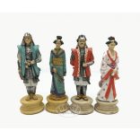 Szamuráj sakkfigura készlet