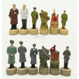Sakkfigura készlet /Hitler vs Stalin/