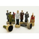 Sakkfigura készlet /Hitler vs Stalin/